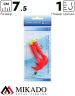 Морская оснастка Mikado PILK TWIST JIGHEAD RIG 7.5 см, 3 г. (2шт.) RED