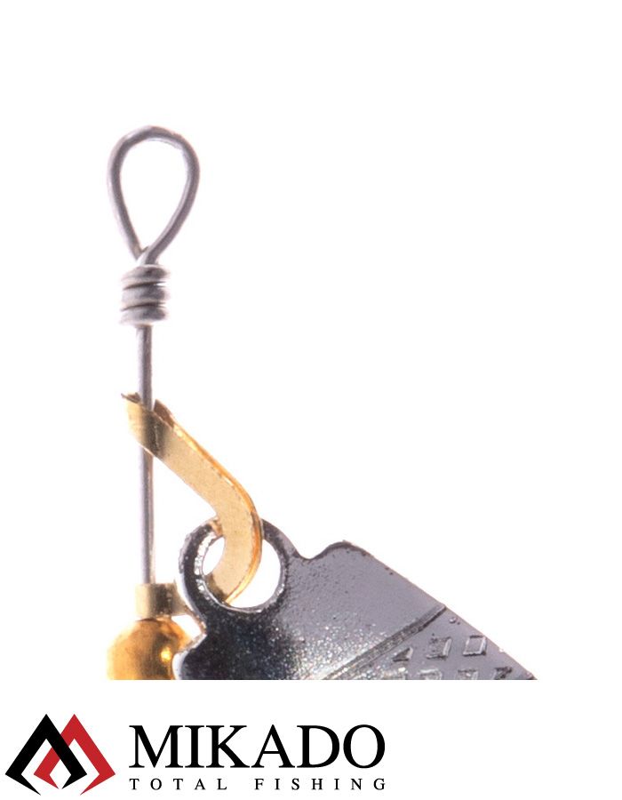 Блесна вращающаяся Mikado DRONE №3, 13.8 г., состаренное серебро, длина лепестка 47 мм.