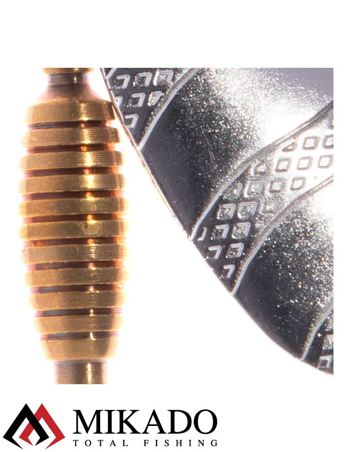 Блесна вращающаяся Mikado DRONE №3, 13.8 г., состаренное серебро, длина лепестка 47 мм.