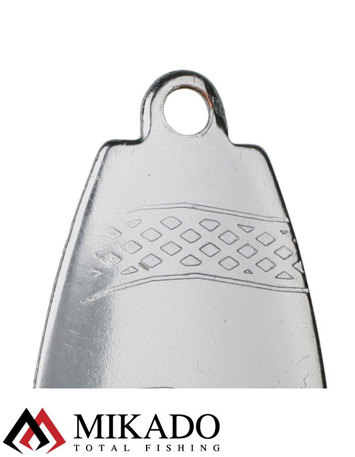 Блесна вращающаяся Mikado DRONE №3, 13.8 г., состаренное серебро, длина лепестка 47 мм.