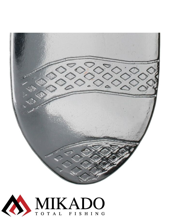Блесна вращающаяся Mikado DRONE №3, 13.8 г., состаренное серебро, длина лепестка 47 мм.