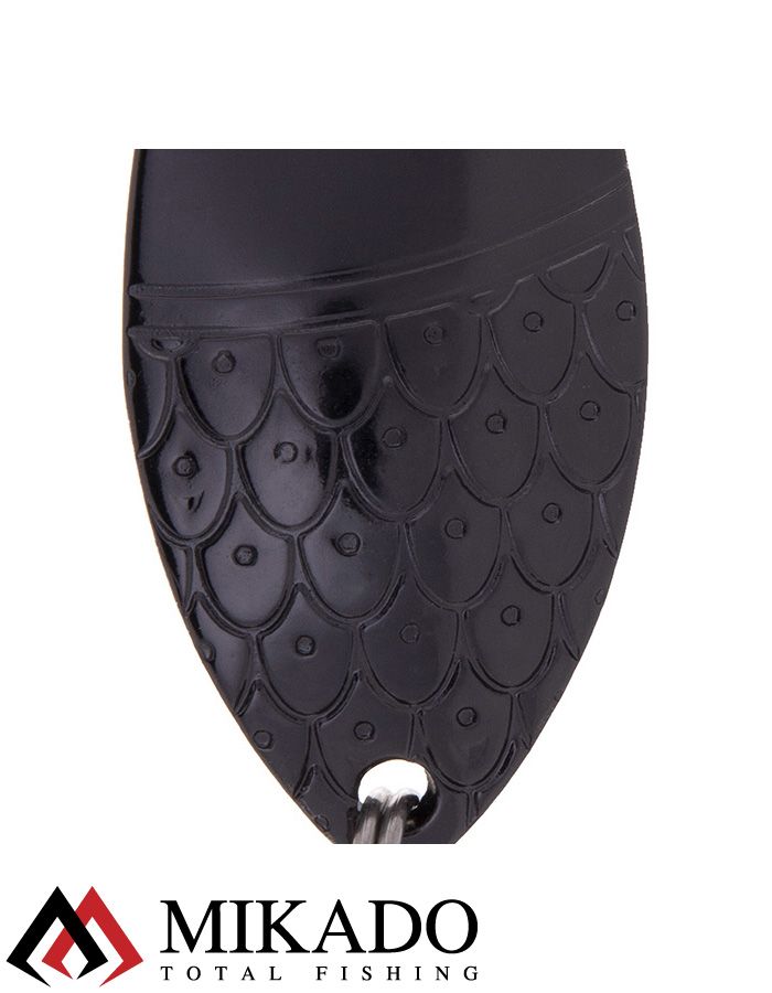 Блесна колеблющаяся Mikado ROACH №1, 8 г., 4.2 см., чернёная