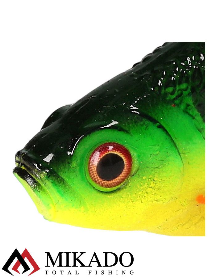 Виброхвост Mikado MFT ROACH 8см., 8гр., fire tiger (4шт.)