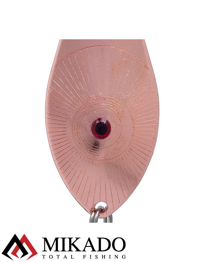 Блесна колеблющаяся Mikado GOLDEN EYES №3, 24 г., 7.5 см., медь