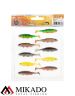 Виброхвост Mikado REAL FISH 5 см., 1 г., MIX (10 шт.)