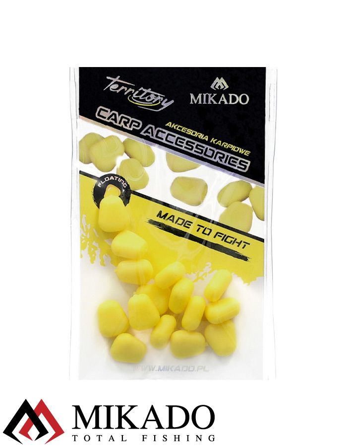 Кукуруза полиуретановая Mikado всплывающая (желтая) (15 шт )
