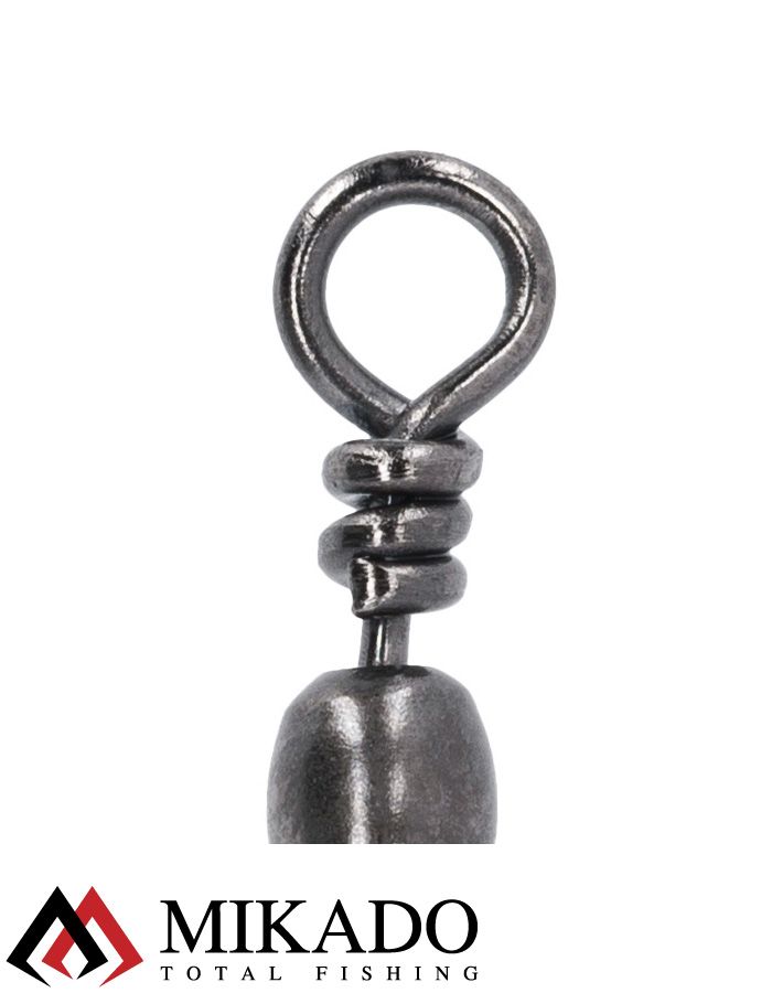 Застежка с вертлюжком Mikado Fastlock № 8, тест 16 кг. (10 шт.)