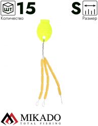 Стопоры силиконовые Mikado AMR7043 S ( 15 шт.)