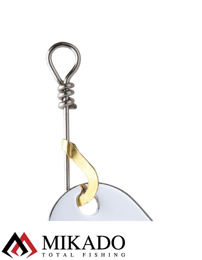 Блесна вращающаяся Mikado BLASTER №2, 4.3 г., состаренное серебро, длина лепестка 25 мм.