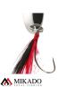 Блесна колеблющаяся Mikado MINI с хвостом 2.5 г., 2.4 см., серебро-серебро