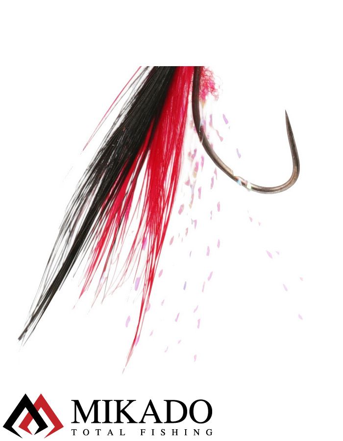 Блесна колеблющаяся Mikado MINI с хвостом 2.5 г., 2.4 см., серебро-серебро