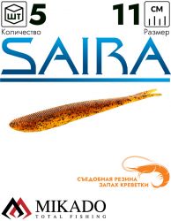 Приманка слаг Mikado SAIRA 11 см., 9.5 г., 350 (5 шт.)