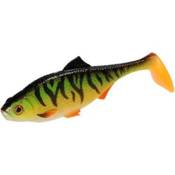 Виброхвост Mikado MFT ROACH 8см., 8гр., окунь (4шт.)