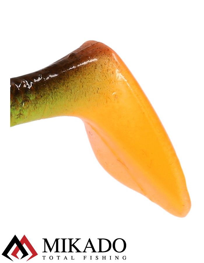 Виброхвост Mikado MFT ROACH 8см., 8гр., окунь (4шт.)