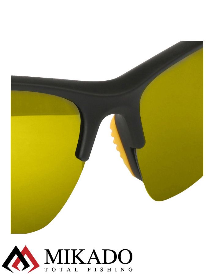 Очки поляризационные Mikado (жёлтые с зеркальным эффектом) AMO-7524-YE