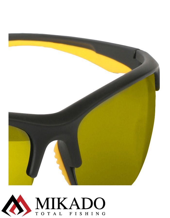 Очки поляризационные Mikado (жёлтые с зеркальным эффектом) AMO-7524-YE