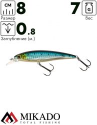 Воблер Mikado BLEAK 8 см. / 06 - плавающий