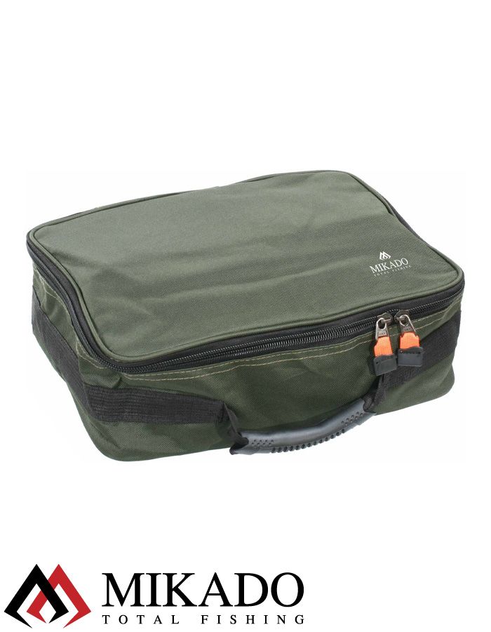Сумка для рыболовных катушек Mikado R004G (38 х 29 х 13см.) зелёная