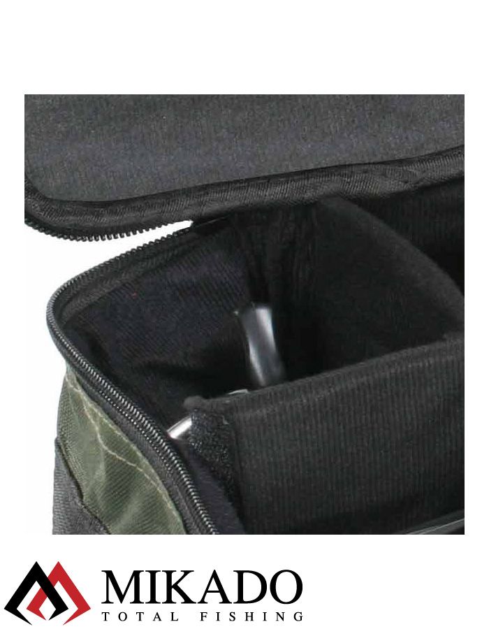 Сумка для рыболовных катушек Mikado R004G (38 х 29 х 13см.) зелёная