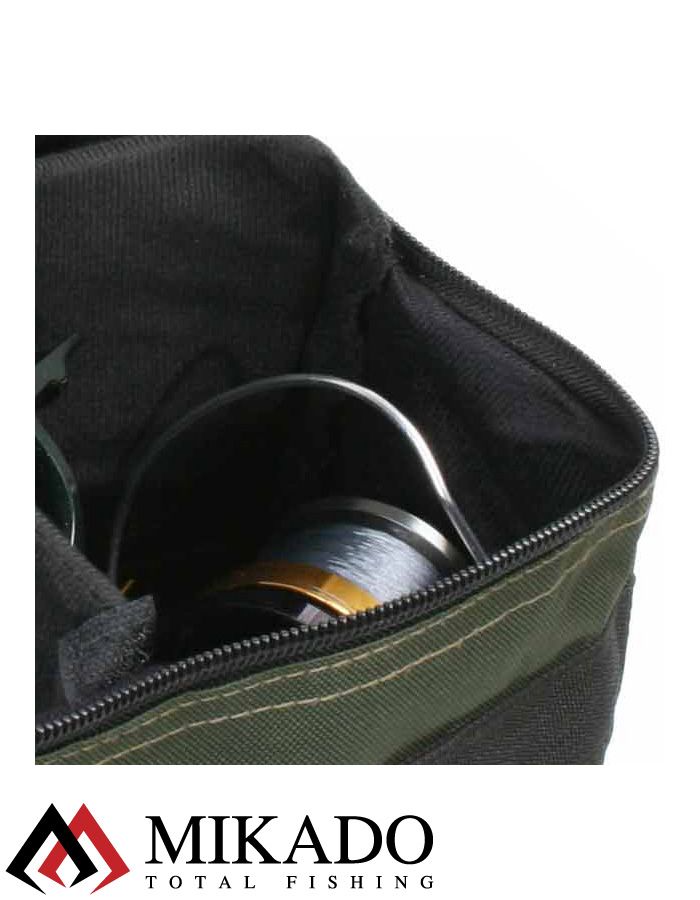 Сумка для рыболовных катушек Mikado R004G (38 х 29 х 13см.) зелёная