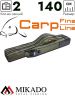 Чехол для удилищ Mikado CarpLine 2 секционный 140 см. оливковый