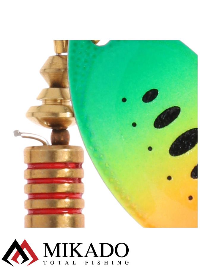 Блесна вращающаяся Mikado FOCUS №5, 12.1 г., серебро 29, длина лепестка 48 мм.