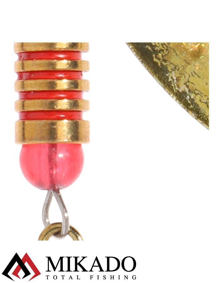 Блесна вращающаяся Mikado STREAM №4, 14 г., серебро 51 HOLO, длина лепестка 60 мм.