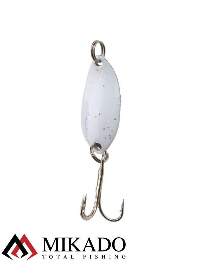 Блесна колеблющаяся Mikado TROUT CAMPIONE MINI 1.4 г., 2.2 см., белый-чёрный