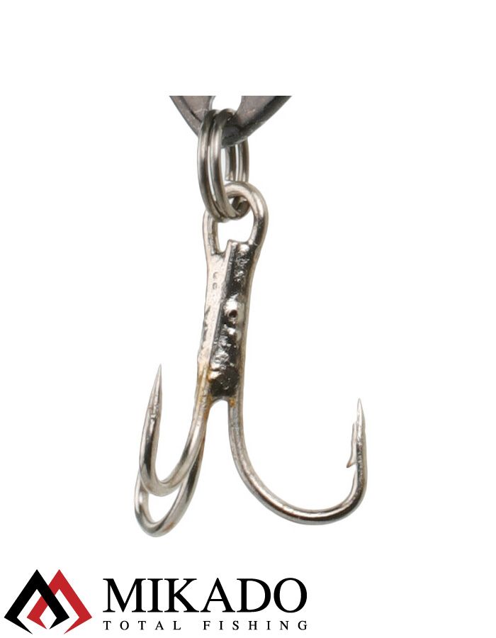 Блесна колеблющаяся Mikado TROUT CAMPIONE MINI 1.4 г., 2.2 см., белый-чёрный