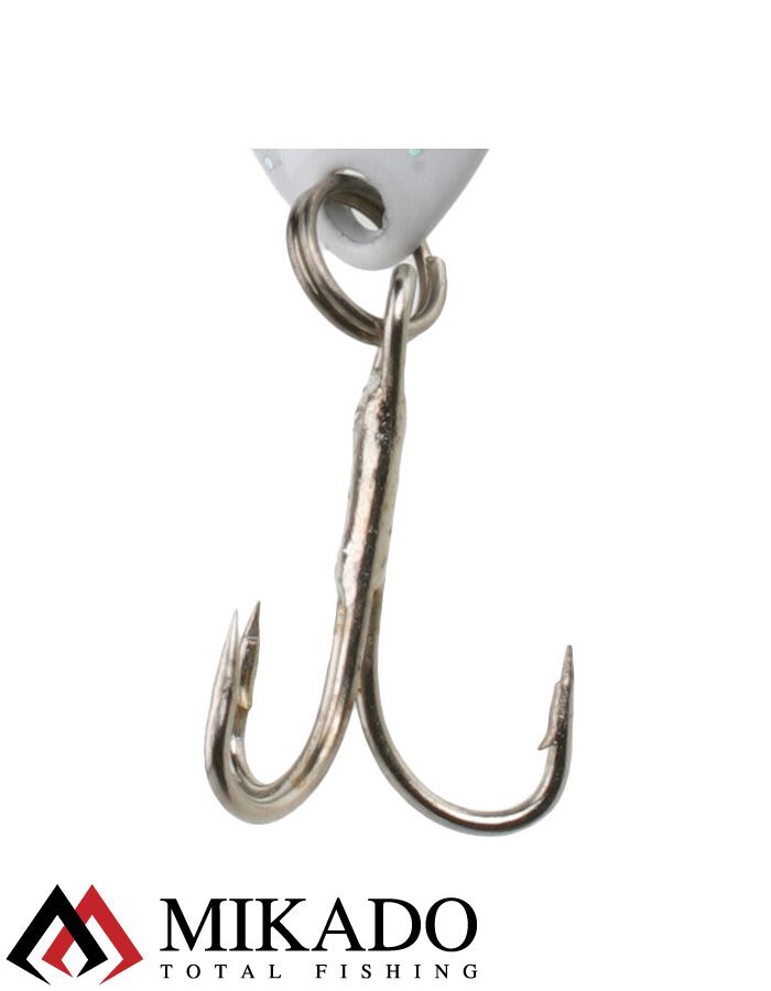 Блесна колеблющаяся Mikado TROUT CAMPIONE MINI 1.4 г., 2.2 см., белый-чёрный