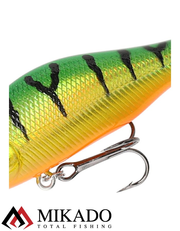 Воблер Mikado LIGHTNING 7 см./FIRE TIGER - нейтральный, medium (8,3г /до 0,8м)