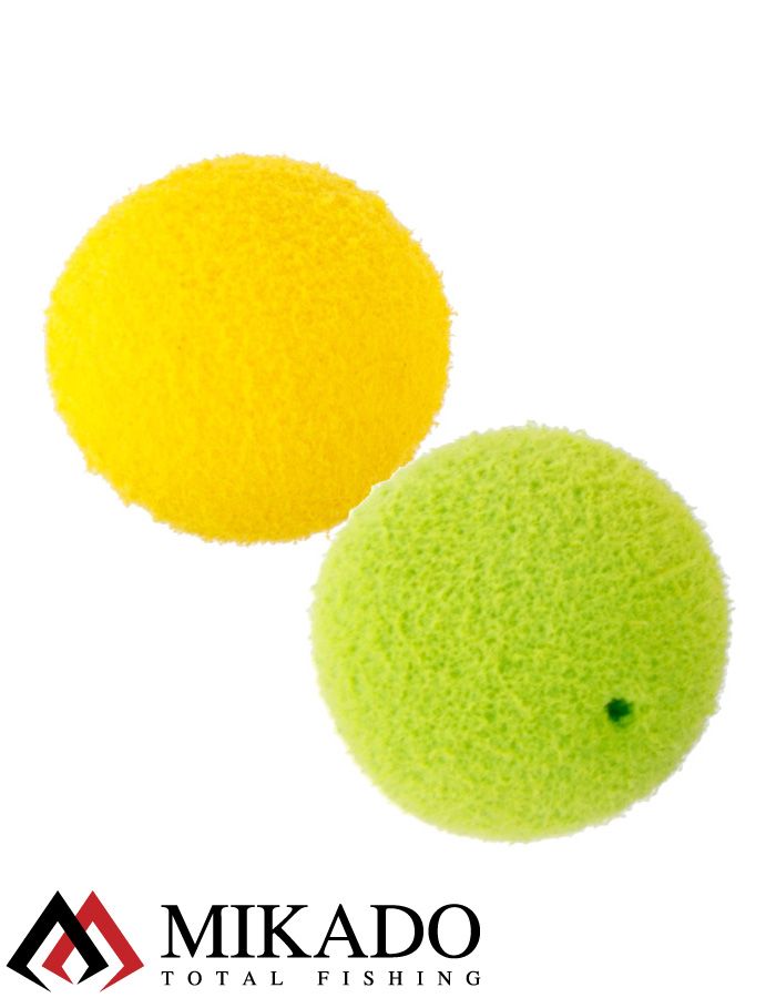 Искуственная насадка Mikado ZIG RIG - POP UP пеноплен с пропиткой, плавающ.(8 шт.) MIX