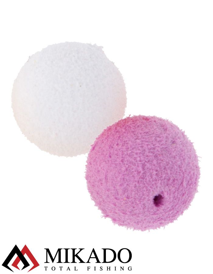 Искуственная насадка Mikado ZIG RIG - POP UP пеноплен с пропиткой, плавающ.(8 шт.) MIX