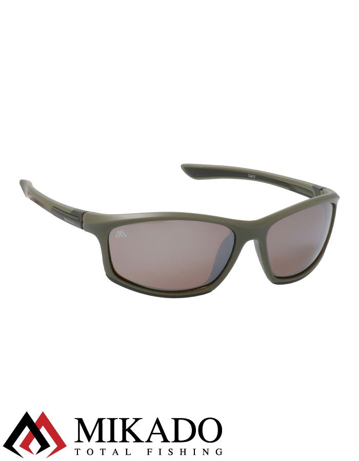 Очки поляризационные Mikado (коричневые с зеркальным эффектом) AMO-7871-BR