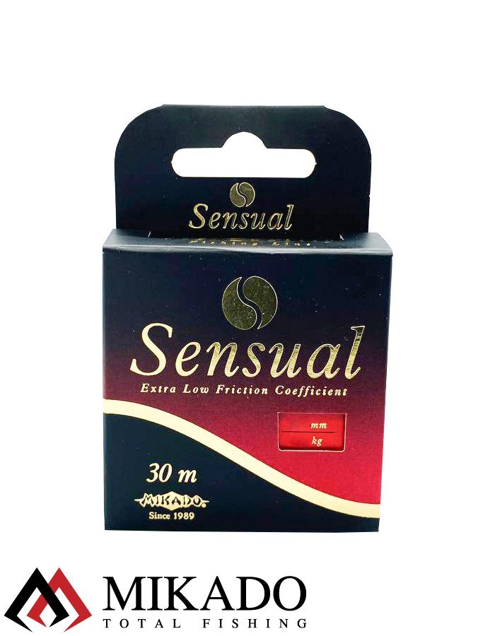 Леска мононить Mikado SENSUAL 0,18 (30 м) - 4.95 кг.