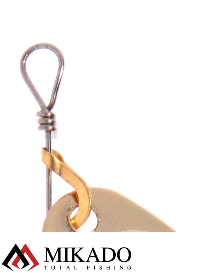 Блесна вращающаяся Mikado BLASTER №3, 5.4 г, золото 00, длина лепестка 32 мм.