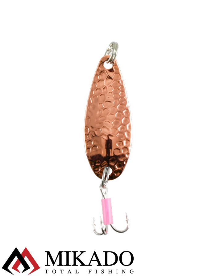 Блесна колеблющаяся Mikado HAMMER №1, 10 г., 4.9 см., медь