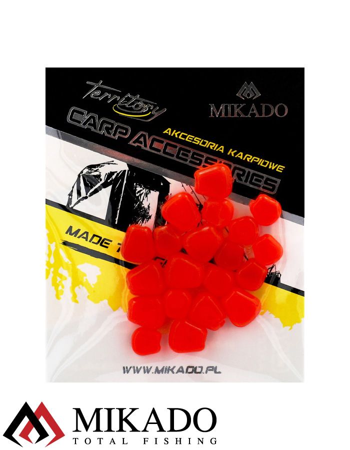 Кукуруза Mikado-Territory Carp тонущая красная (1уп.- 20шт., 18гр.)