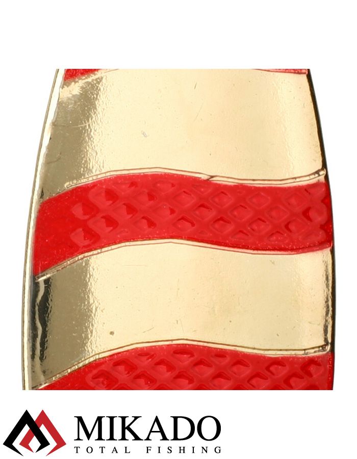 Блесна вращающаяся Mikado DRONE №4, 23.5 г., золото RB, длина лепестка 54 мм.