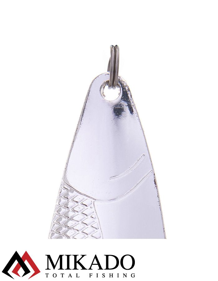 Блесна колеблющаяся Mikado DANCER №5, 28.5 г., 9.5 см., состаренное серебро