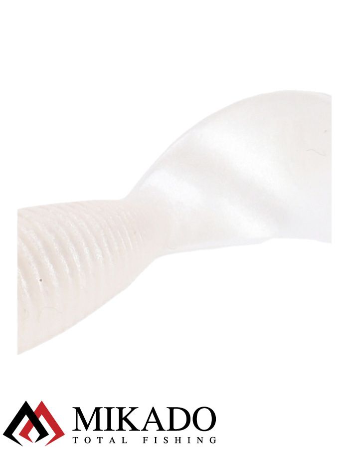 Твистер Mikado TWISTER 51 мм., 1.5 г. PEARL (8 шт.)