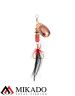 Блесна вращающаяся с кисточкой Mikado BLASTER № 4, 8 г., медь