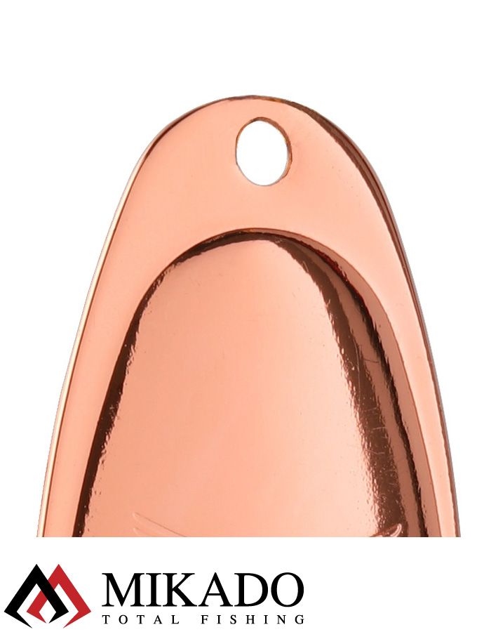 Блесна вращающаяся с кисточкой Mikado BLASTER № 4, 8 г., медь
