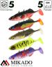 Виброхвост Mikado REAL FISH колюшка 5см., MIX (5шт.)