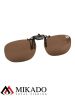 Насадка на очки поляризационная Mikado CPON-BR (коричневые линзы)