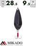 Блесна колеблющаяся Mikado DANCER №5, 28.5 г., 9.5 см., чернёная