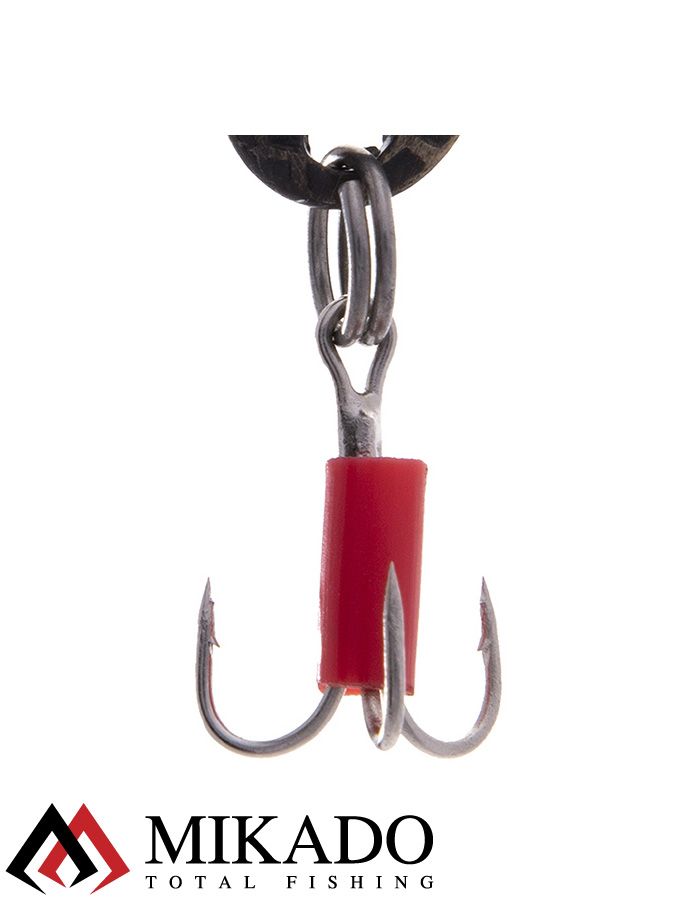 Блесна колеблющаяся Mikado HAMMER №1, 10 г., 4.9 см., состаренная латунь