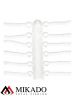Стопоры для бойлов Mikado с отверстием для крючка, жесткие, белые (24 шт.)