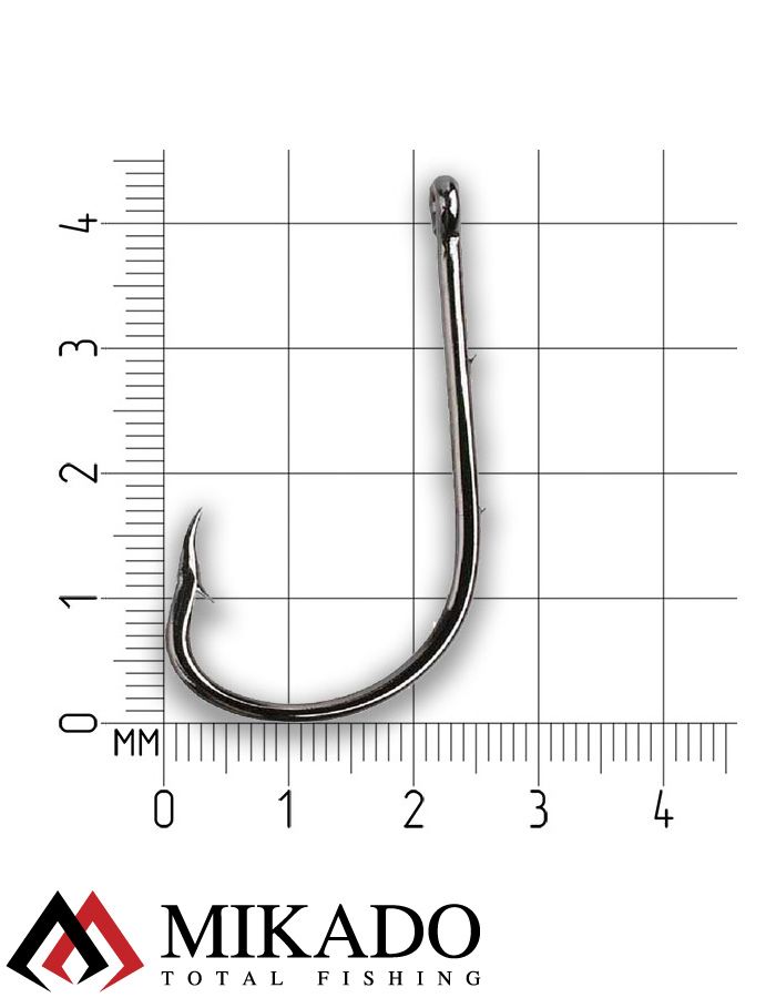Крючки Mikado SENSUAL - BAITHOLDER № 4/0 BN (с ушком) ( 10 шт.)