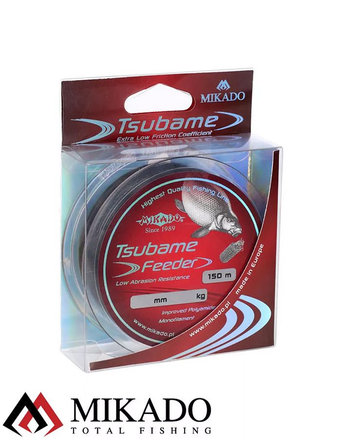 Леска мононить Mikado TSUBAME FEEDER 0,22 (150 м) - кг.